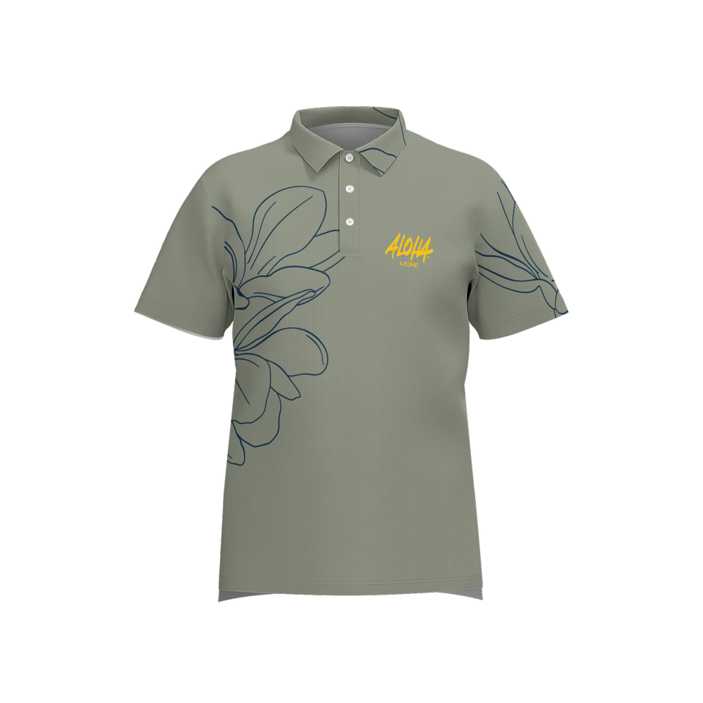 Jungle Green – Men’s Polo Shirt (Performance Mes)