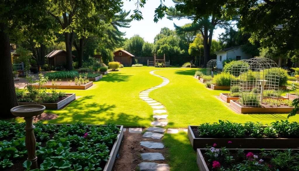 Garden layout design