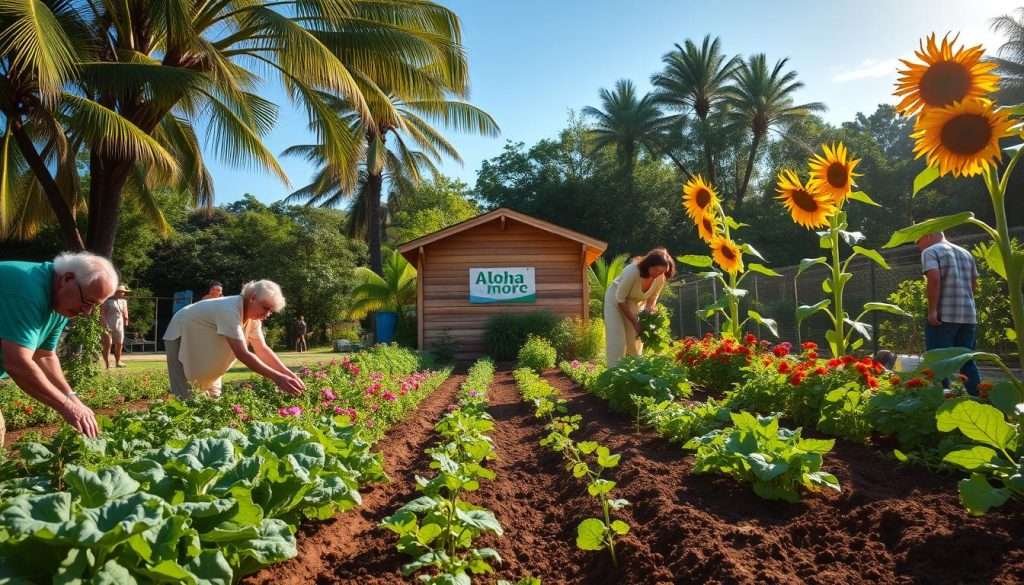Maintaining a community garden