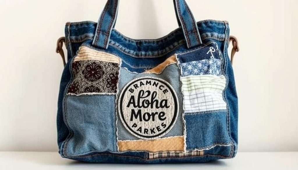 Upcycled denim bag